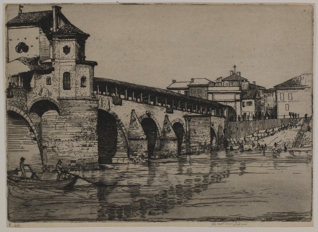 Donald Shaw MacLaughlan - Ponte Ticino, Pavia