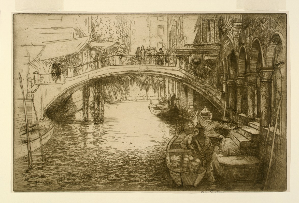 Donald Shaw MacLaughlan - The Canal Life, Venice