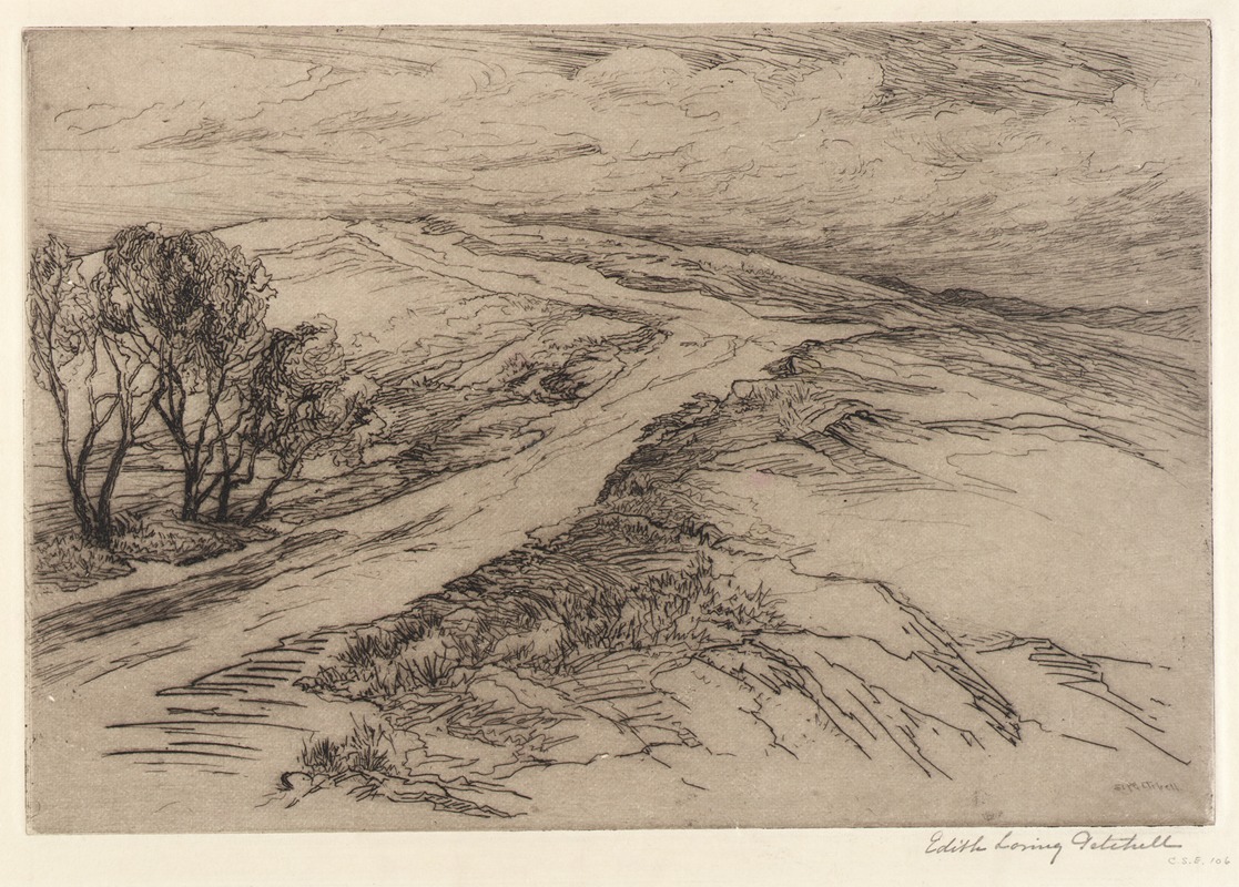 Edith Loring Getchell - A Windswept Road