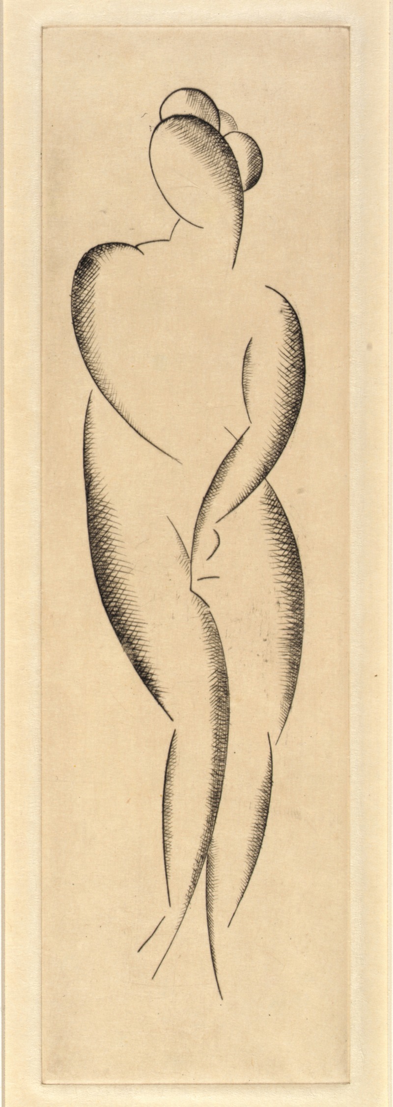 Elie Nadelman - Female Nude, Standing