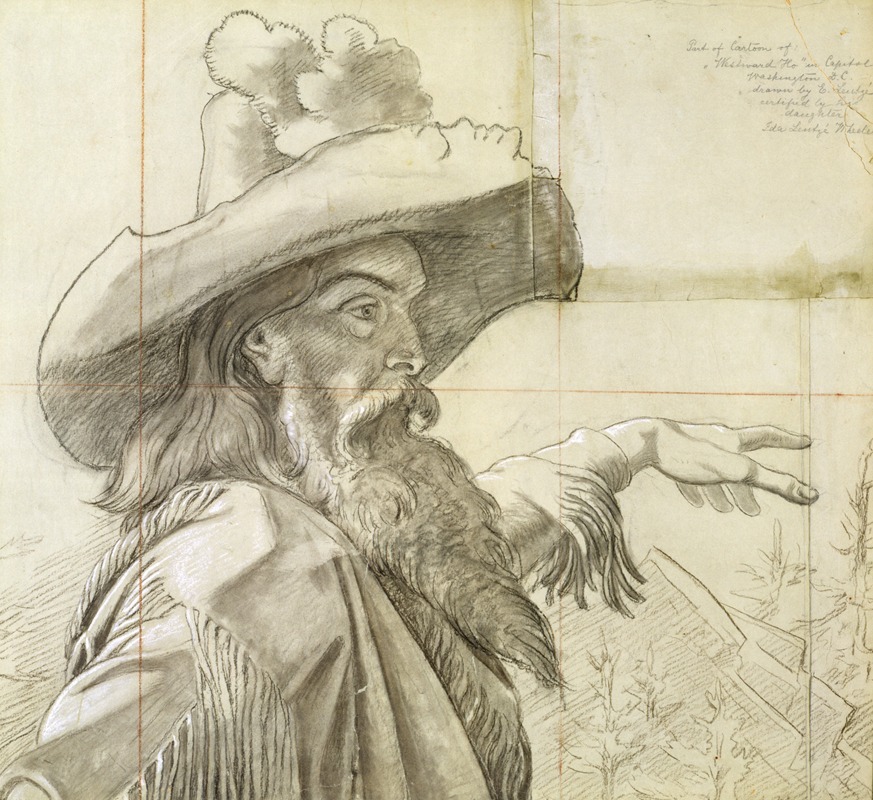 Emanuel Gottlieb Leutze - Detail of cartoon for mural Westward the Course of Empire