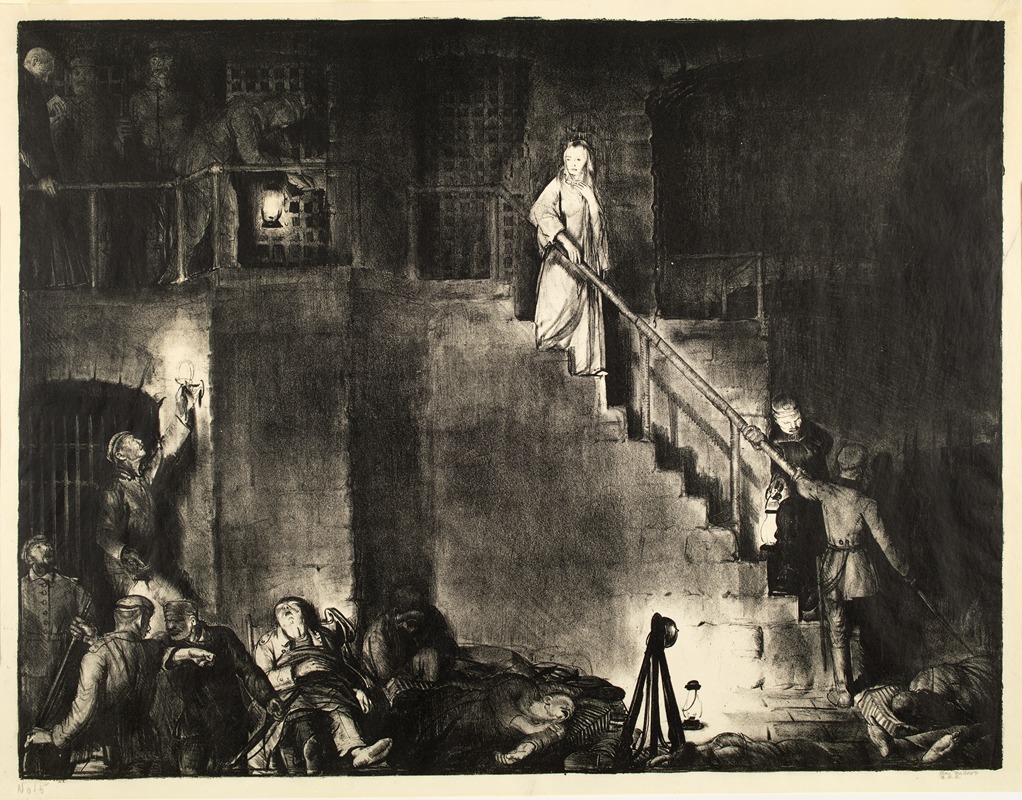 George Wesley Bellows - Murder of Edith Cavell