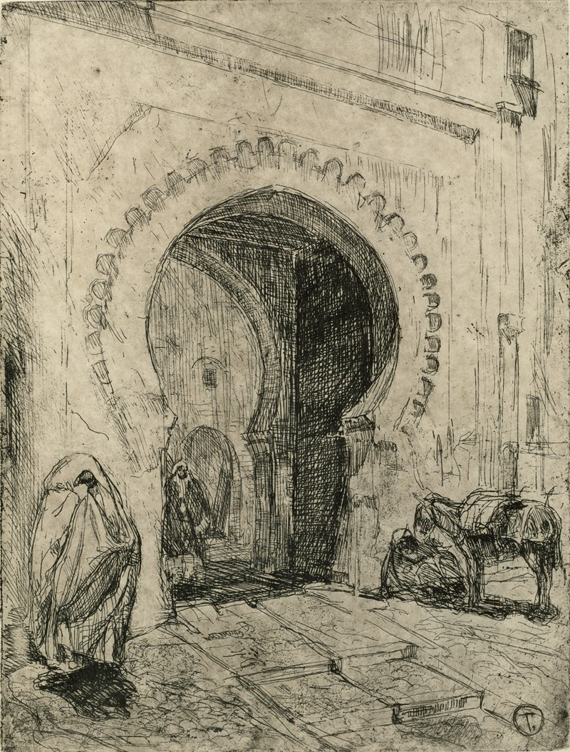 Henry Ossawa Tanner - Gate in Tangier.