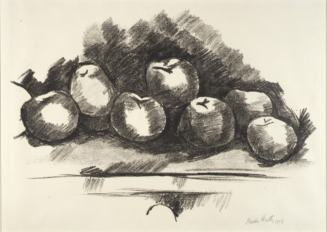 Marsden Hartley - Apples on Table
