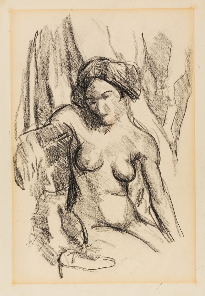 Robert Henri - Untitled (nude)