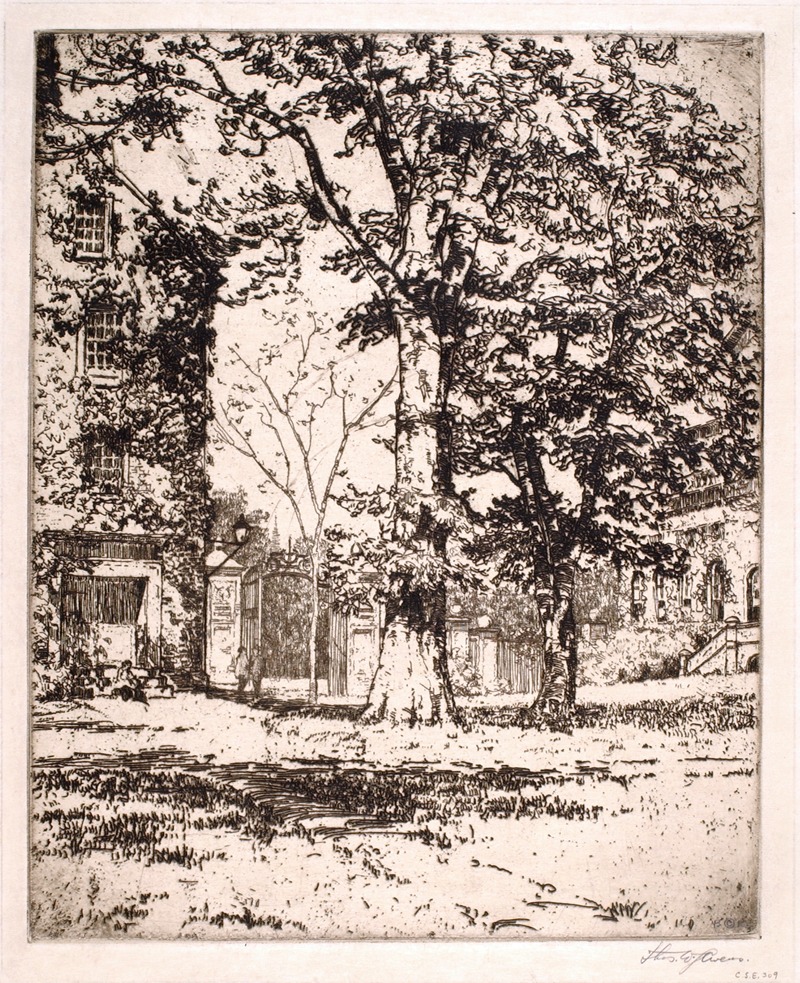 Thomas Wood Stevens - Harvard Yard