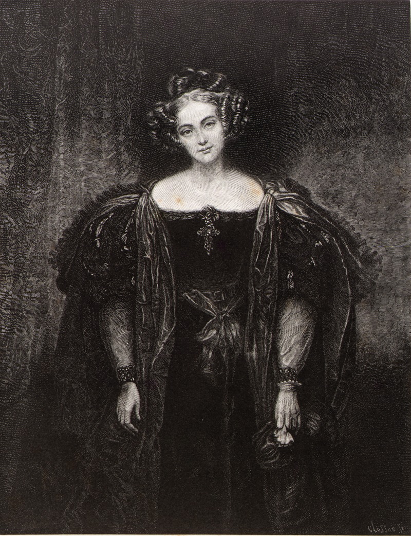 William Baxter Closson - Miss Henrietta Sontag, As Donna Anna in Don Juan