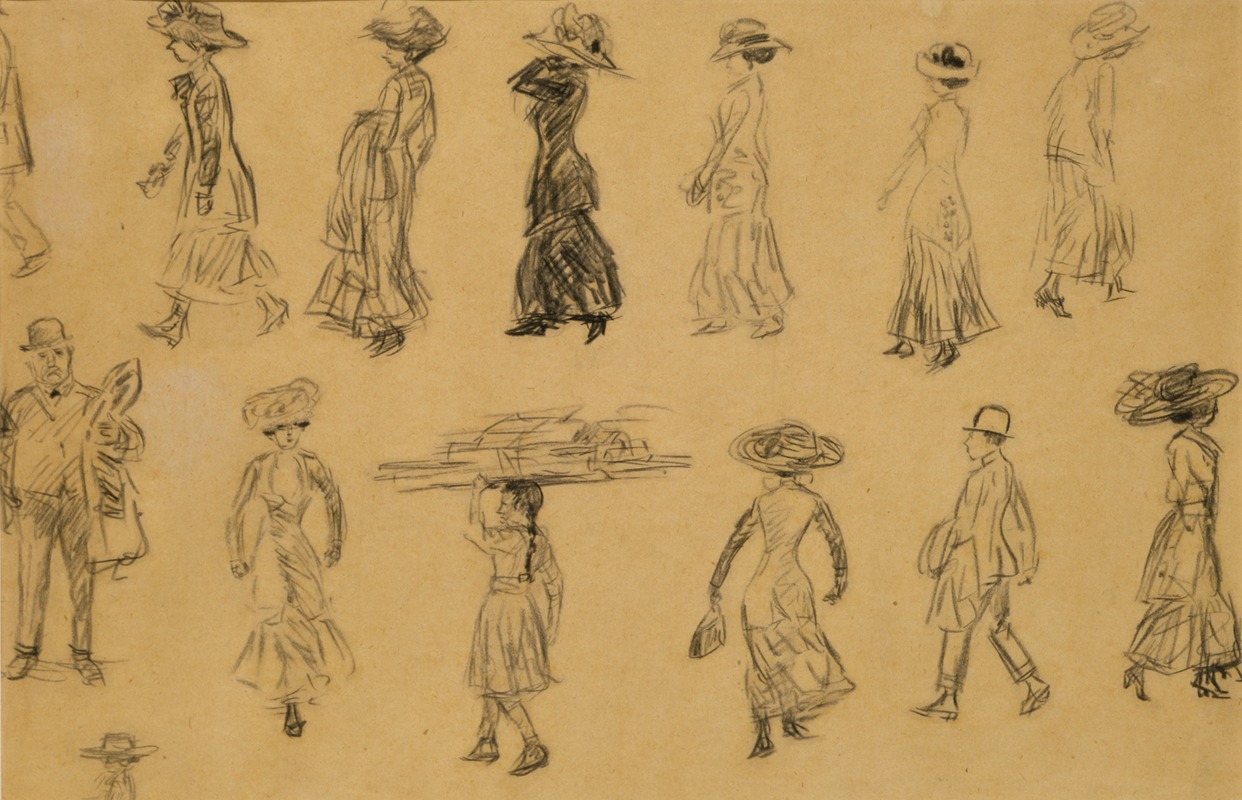 William James Glackens - Figure Sketches No. 2