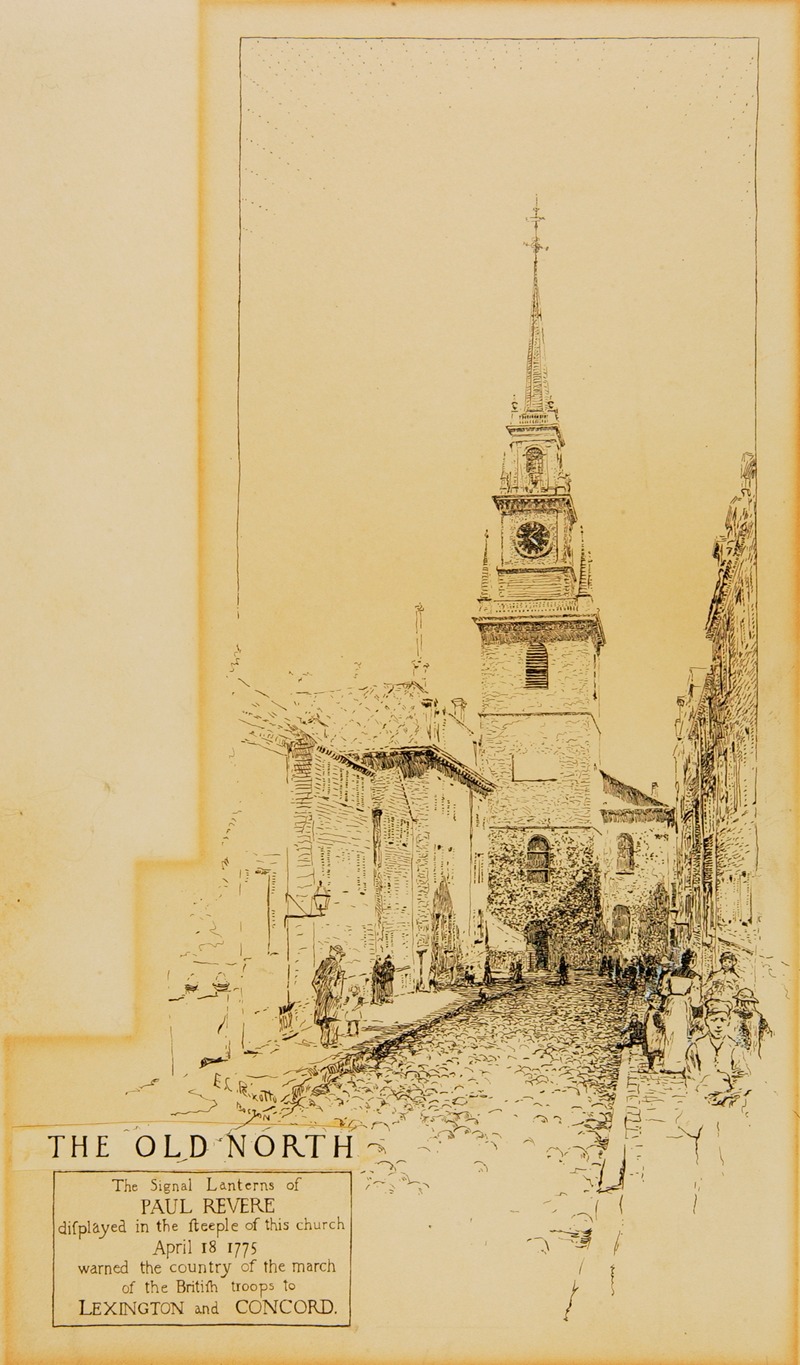 Ernest Peixotto - Boston – North Church