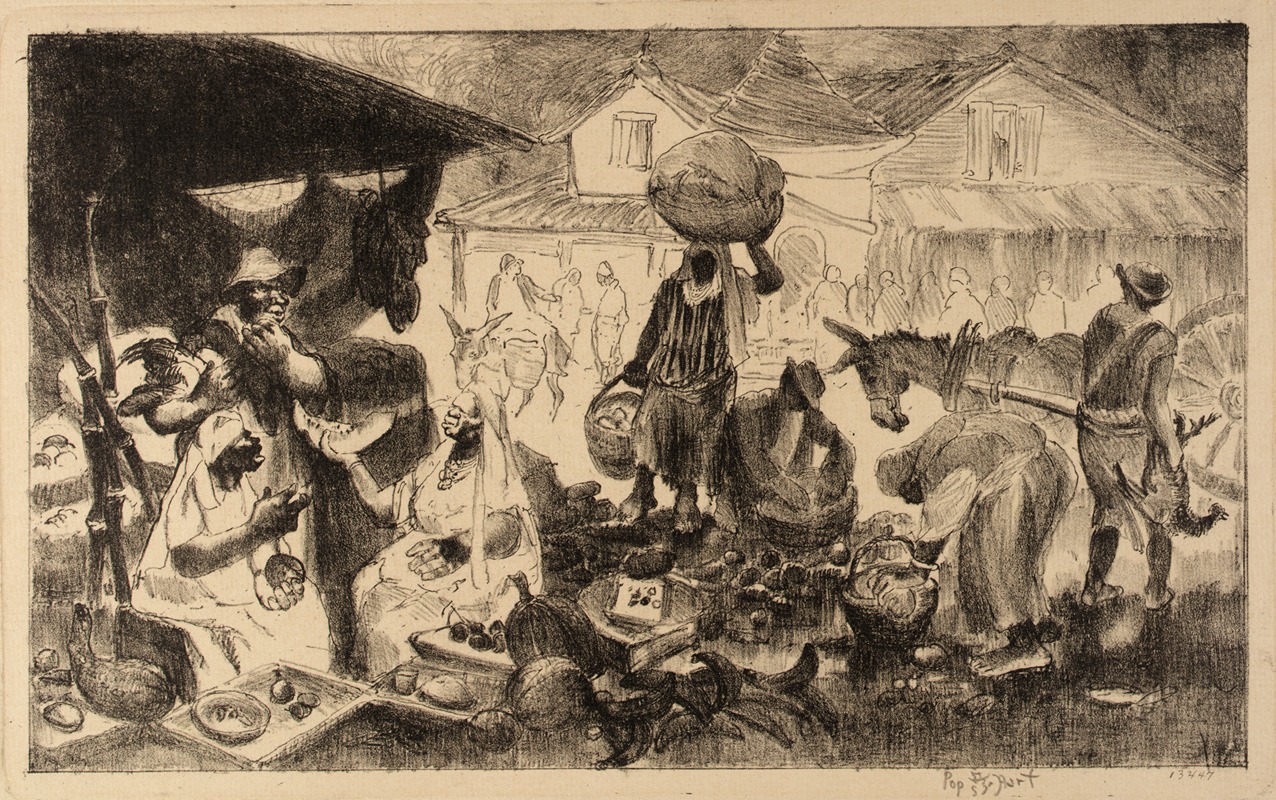 George Overbury Hart - Haiti Market