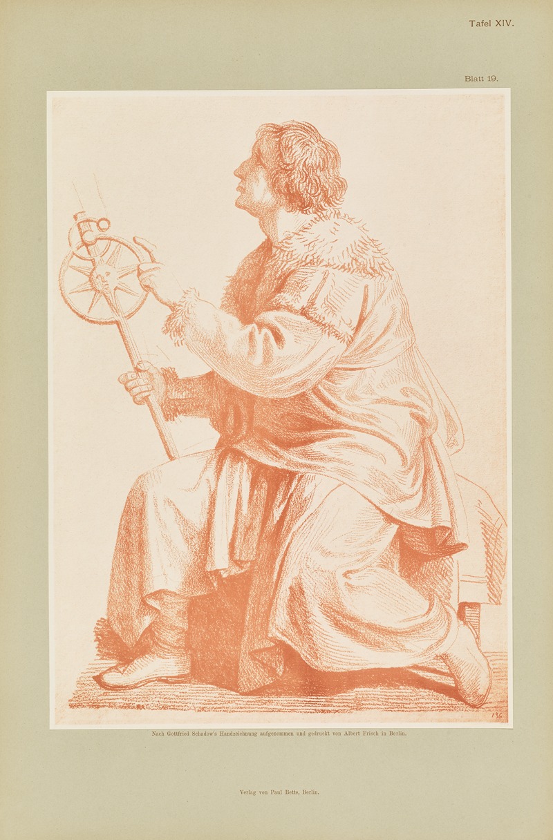 Johann Gottfried Schadow - Handzeichnungen von Gottfried Schadow Pl.14