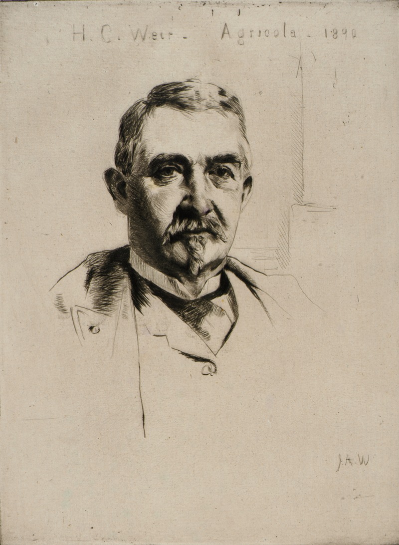 Julian Alden Weir - Portrait of Colonel H.C. Weir (Agricola)