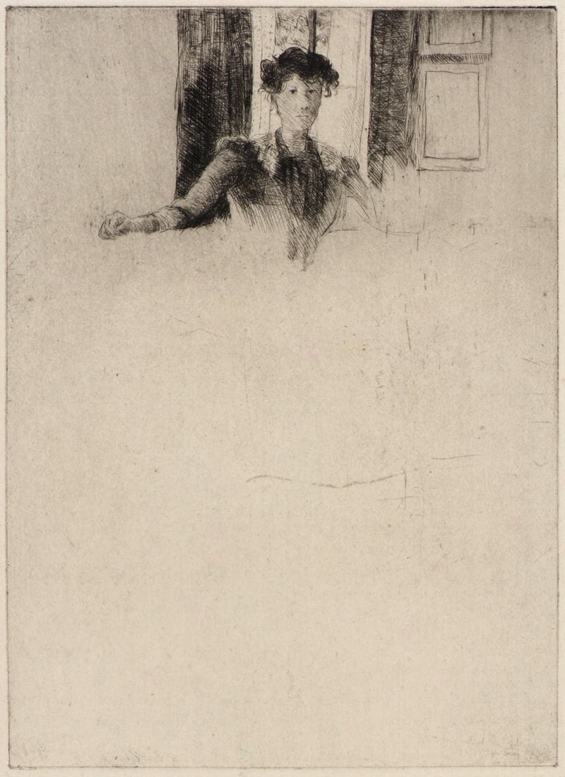 Julian Alden Weir - Sketch by the Window
