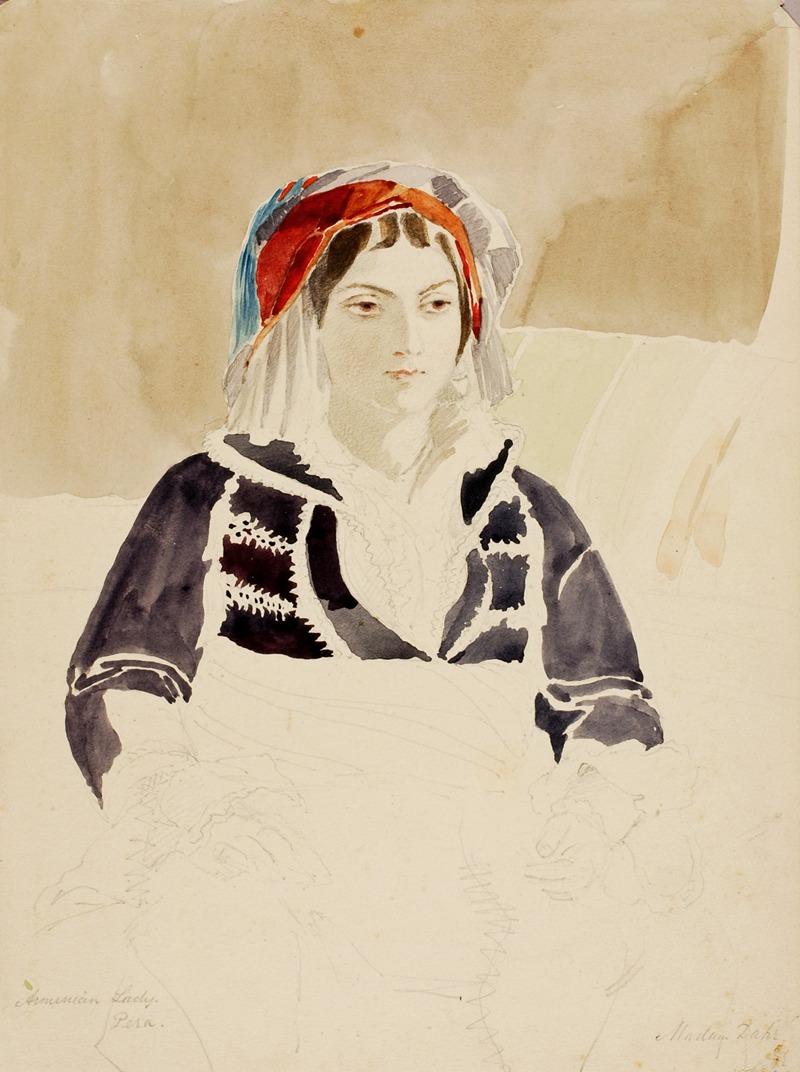 Miner Kilbourne Kellogg - Armenian Lady, Pera