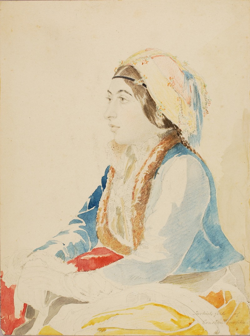 Miner Kilbourne Kellogg - Turkish Girl of Constantinople