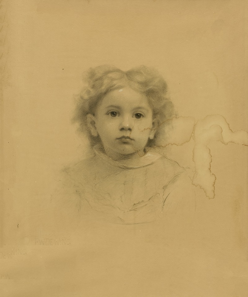 Thomas Wilmer Dewing - Portrait of Ethel D. Puffer