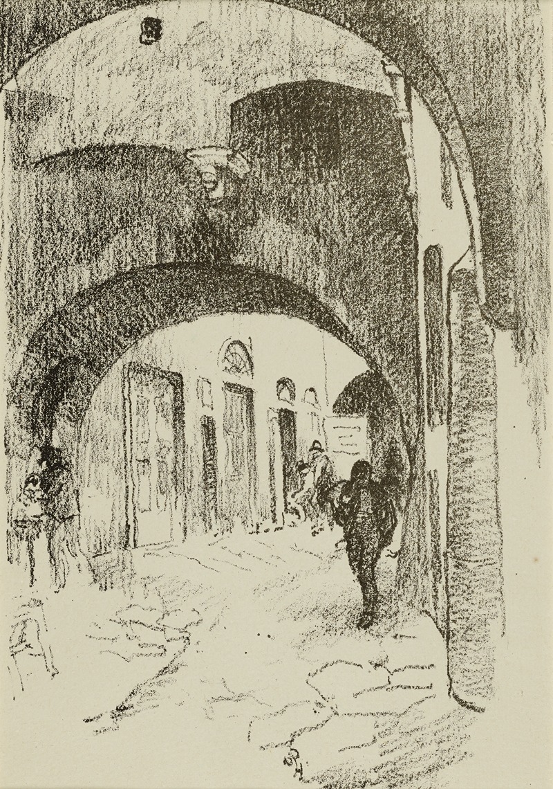William Penhallow Henderson - Arches, Via Strozzi