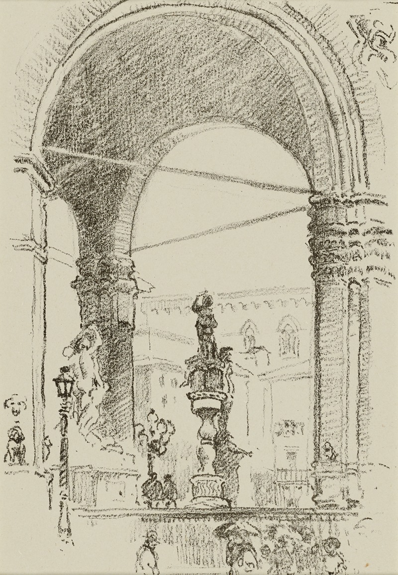 William Penhallow Henderson - Loggia dei Lanzi