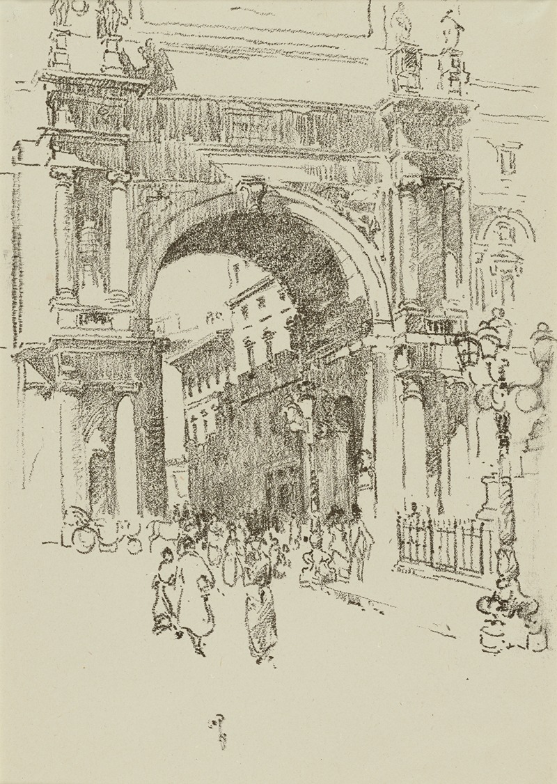 William Penhallow Henderson - Piazza Vitorio Emanuel