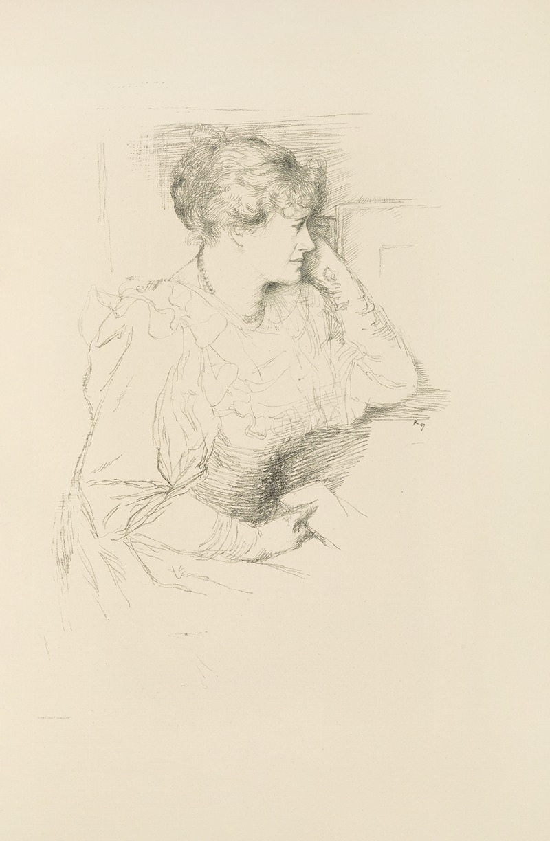 William Rothenstein - Miss Ellen Terry