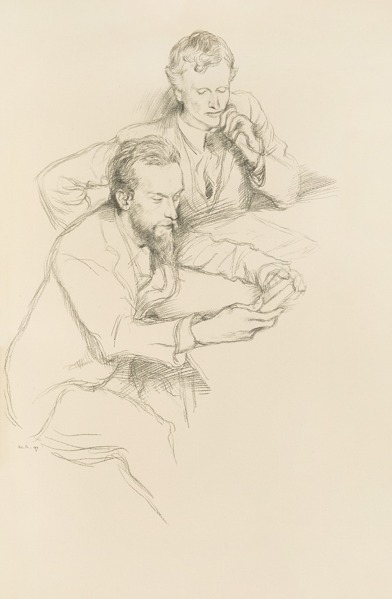 William Rothenstein - Mr. C. Ricketts and Mr. C. H. Shannon