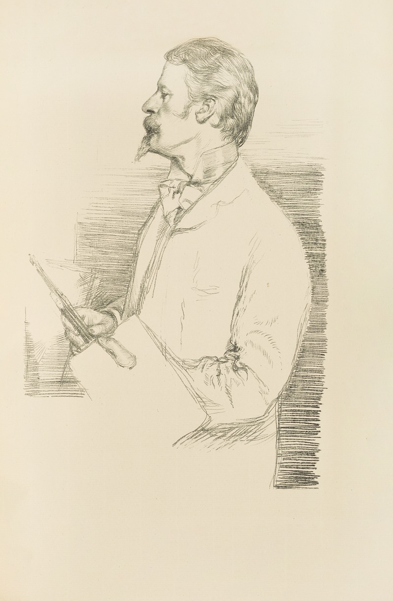 William Rothenstein - Mr. Walter Crane