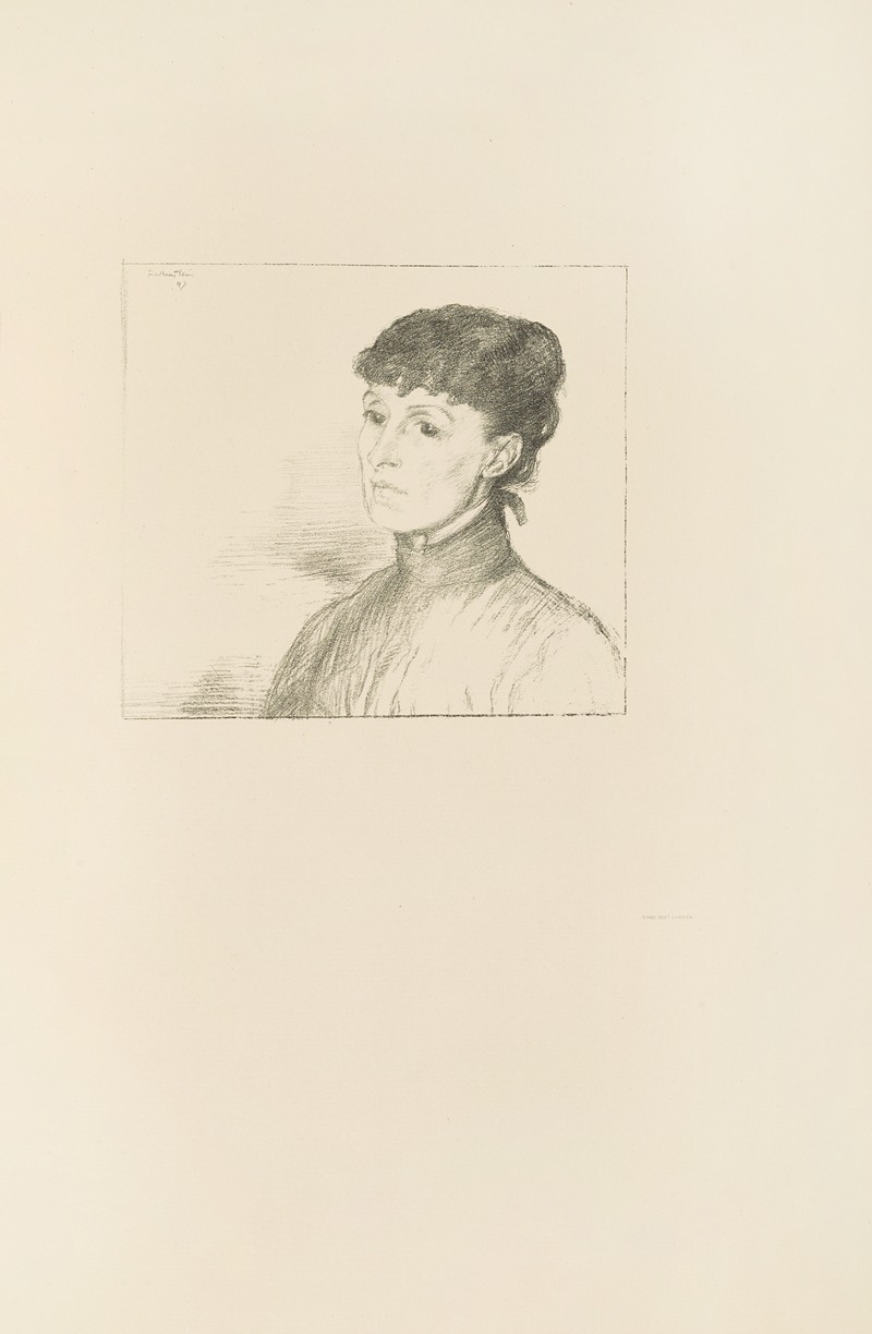 William Rothenstein - Mrs. Meynell