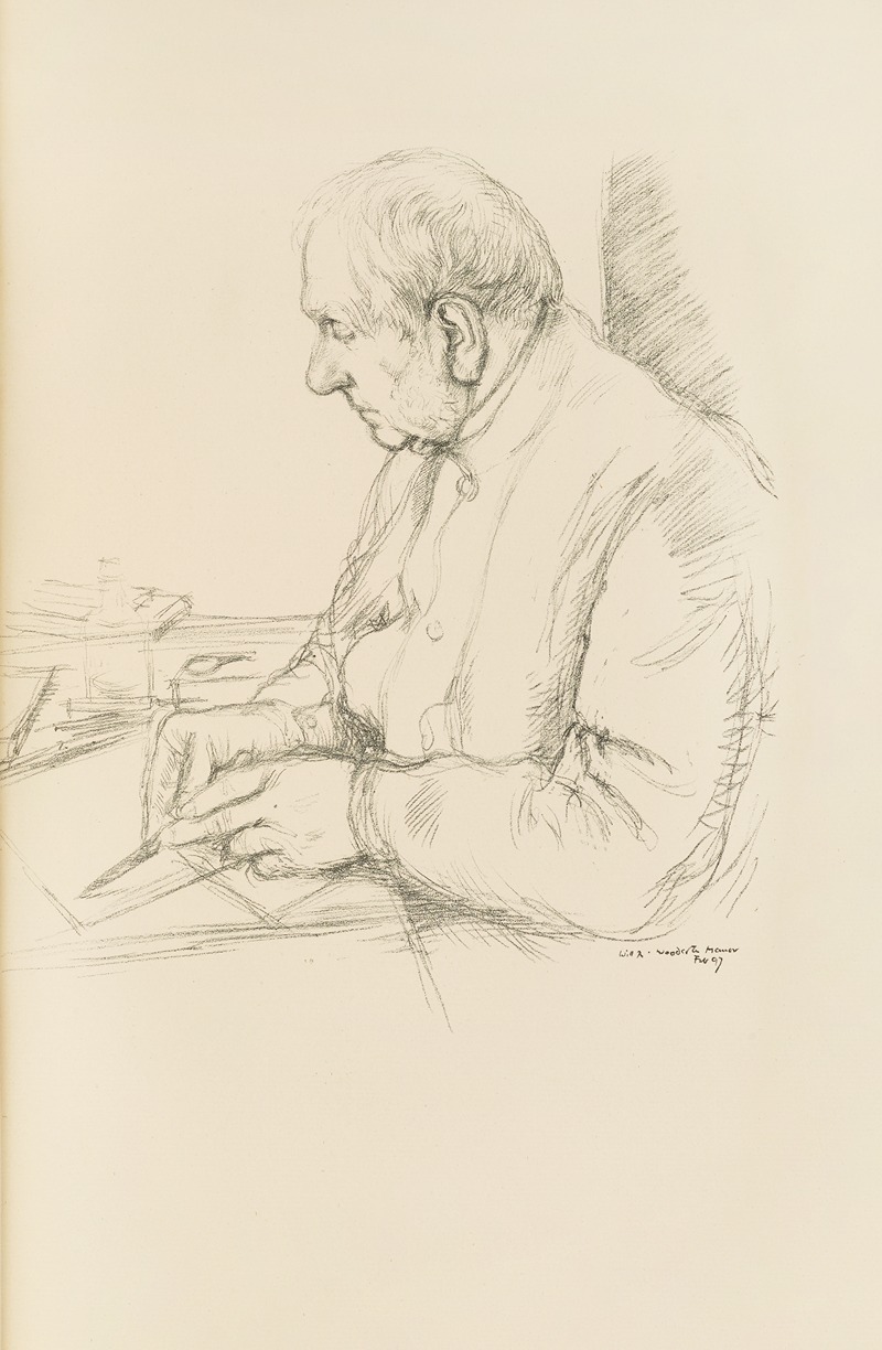 William Rothenstein - Sir F. Seymour Haden, F.R.C.S.