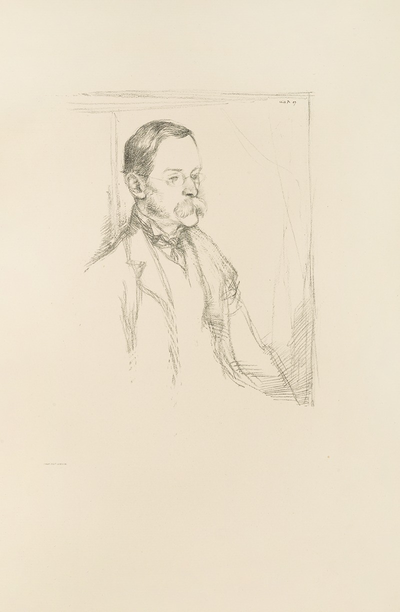 William Rothenstein - Sir Frederick Pollock, Bart.