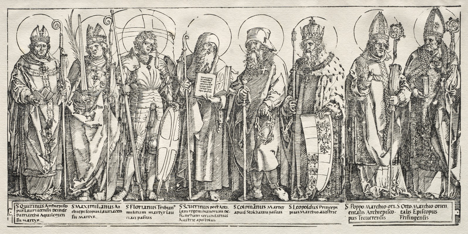 Albrecht Dürer - The Eight Saints of Austria