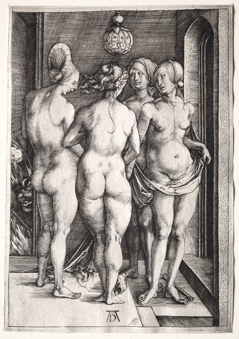 Albrecht Dürer - The Four Witches (Four Naked Women)