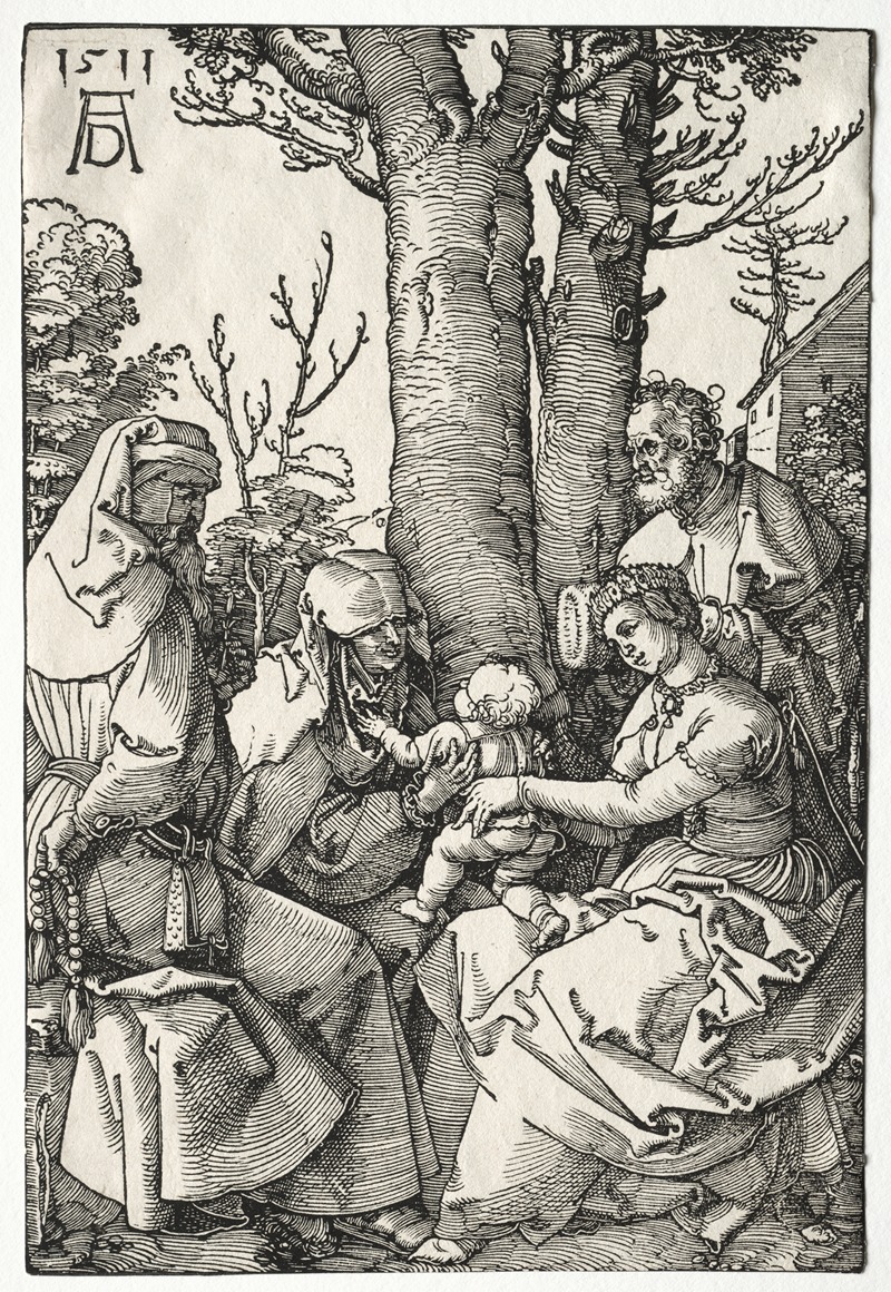 Albrecht Dürer - The Holy Family with Joachim and Anna