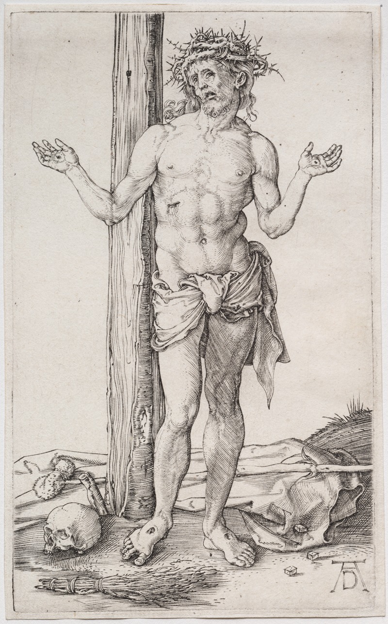 Albrecht Dürer - The Man of Sorrows Standing, with Hands Raised