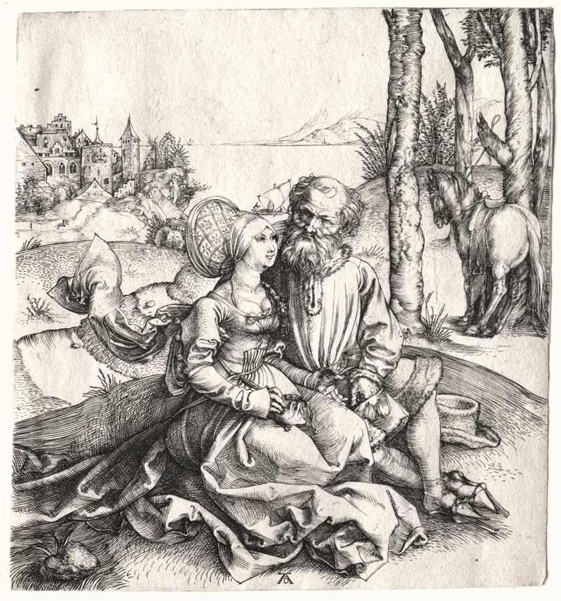 Albrecht Dürer - The Offer of Love (or The Ill-Assorted Couple)