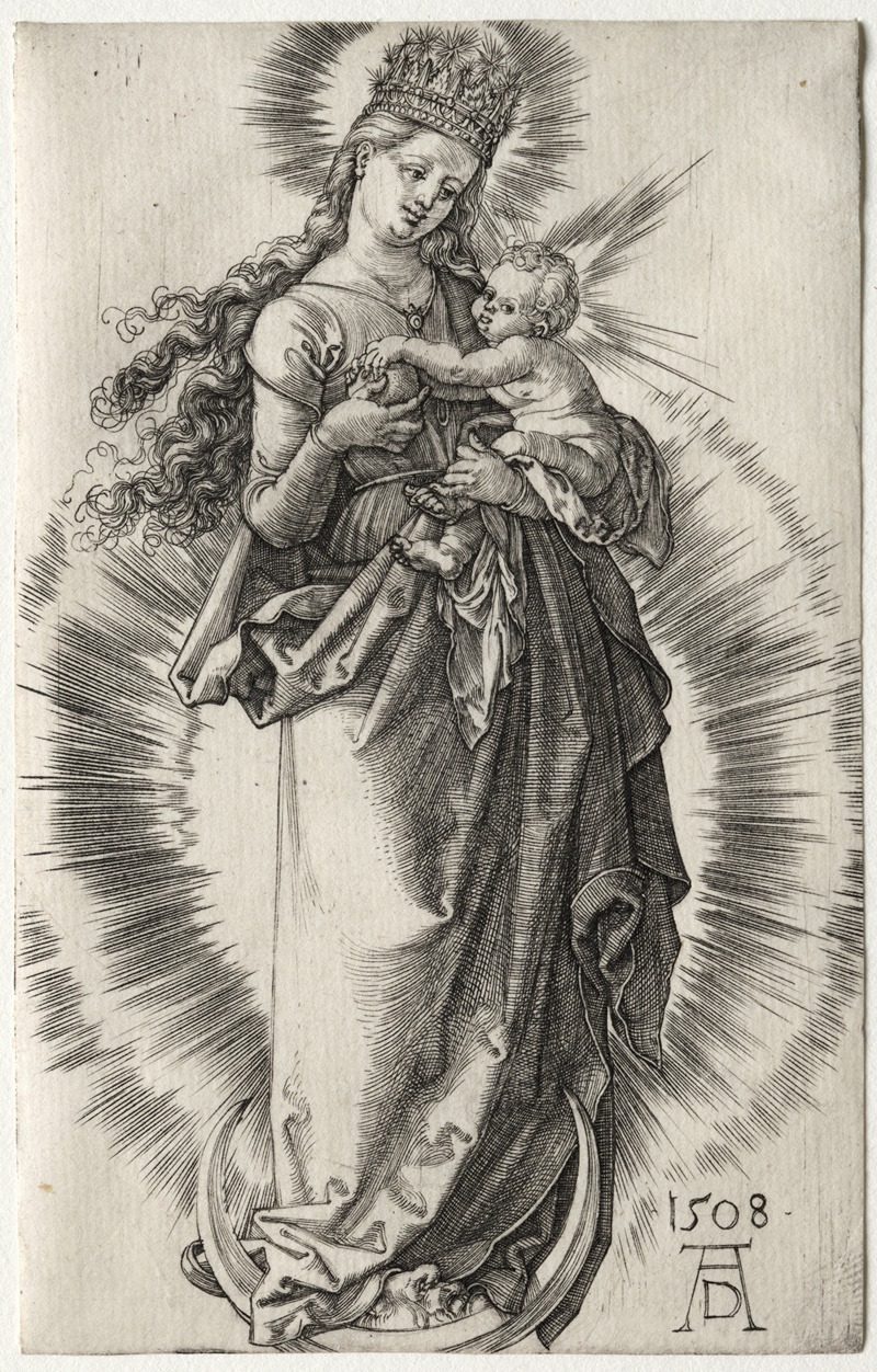 Albrecht Dürer - The Virgin with a Starry Crown