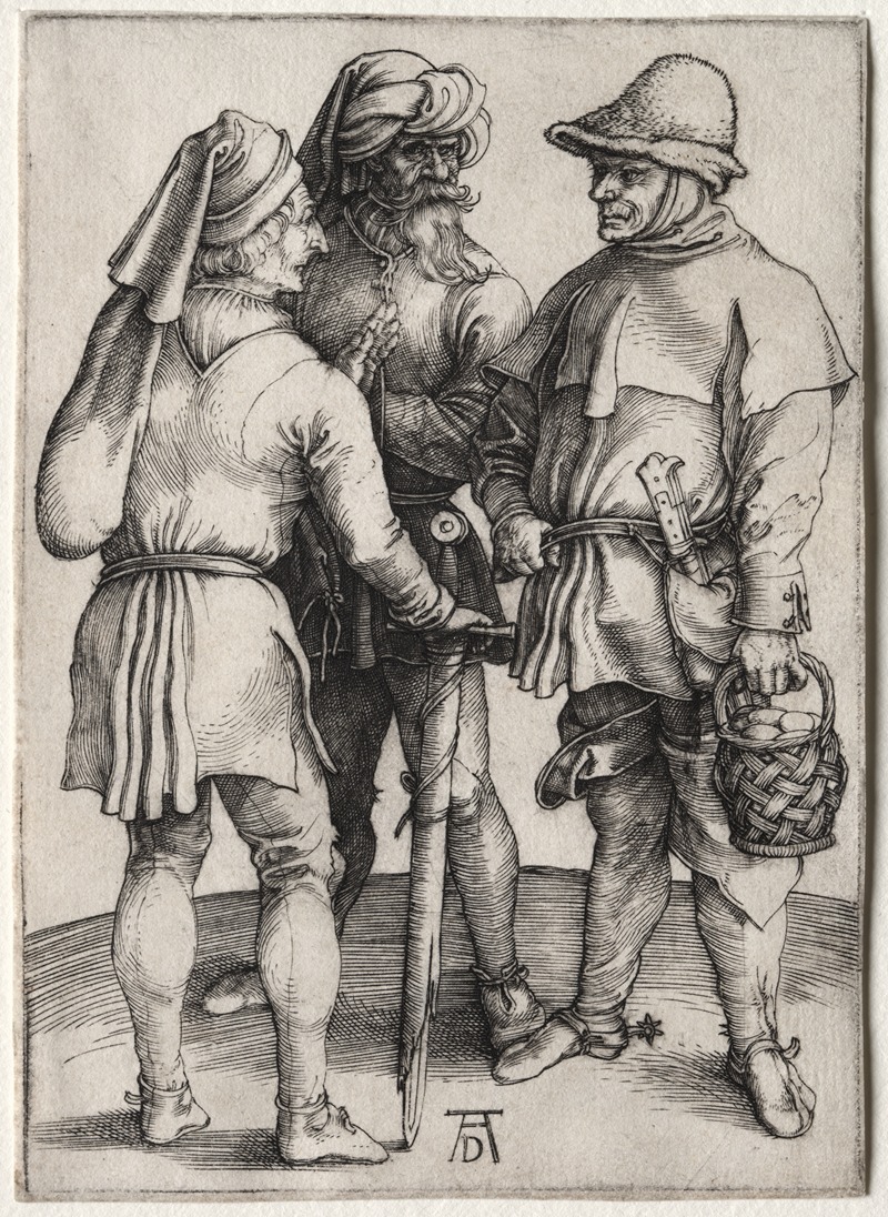 Albrecht Dürer - Three Peasants in Conversation