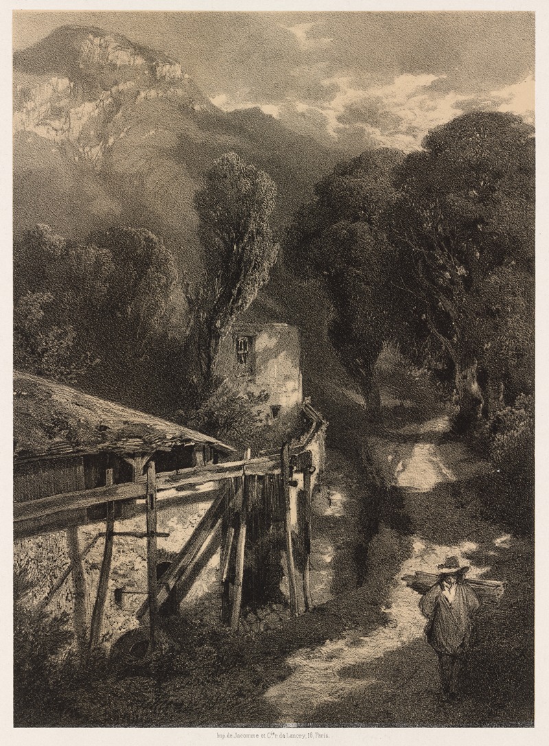 Alexandre Calame - The Simplon Road, Meillerie, France