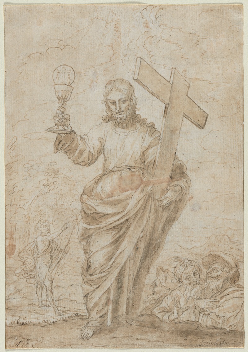 Alonso Cano - Christ Holding a Chalice and Cross