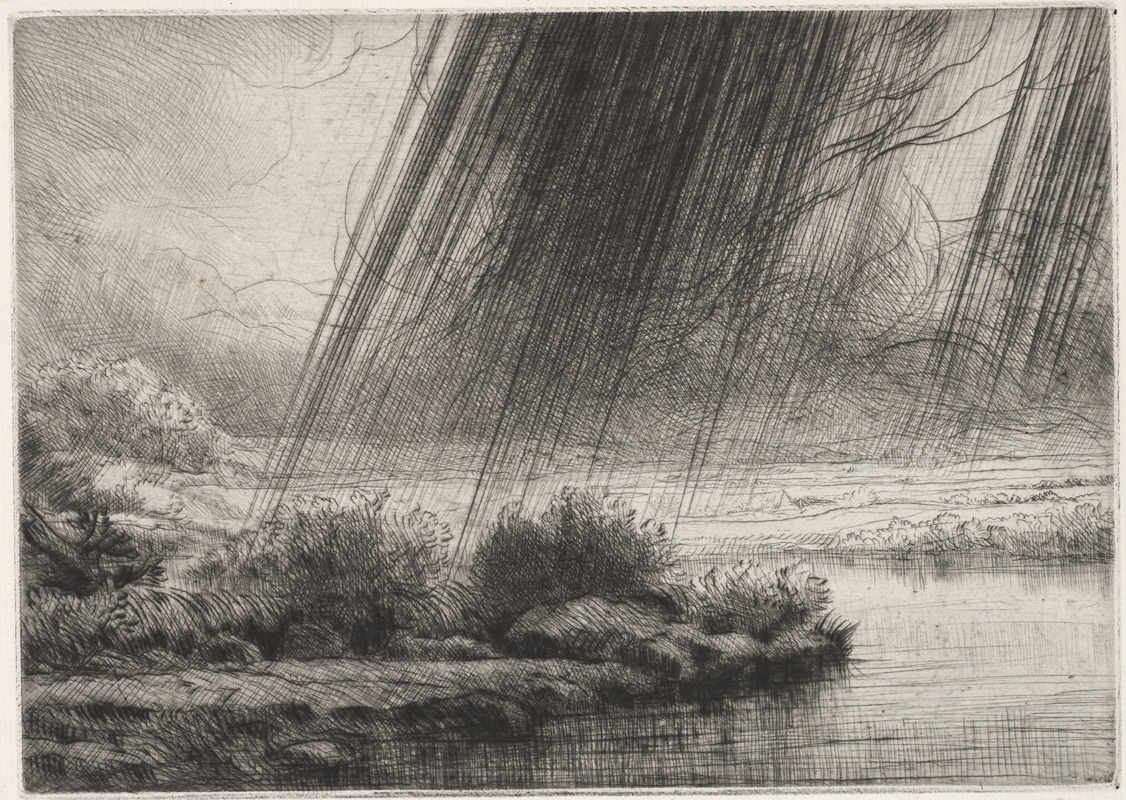 Alphonse Legros - A Storm