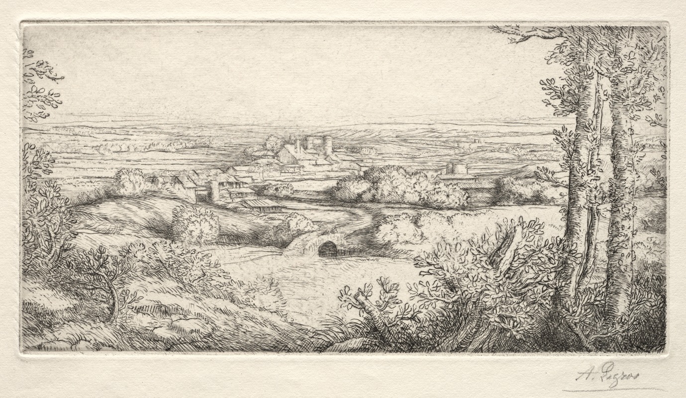 Alphonse Legros - A Valley in Burgundy (Une Vallée en Bourgogne)