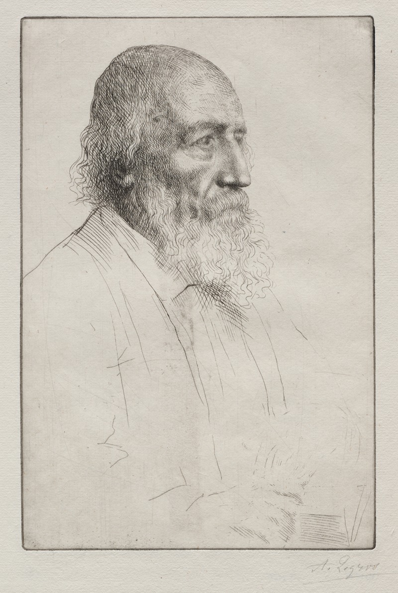 Alphonse Legros - Alfred Lord Tennyson