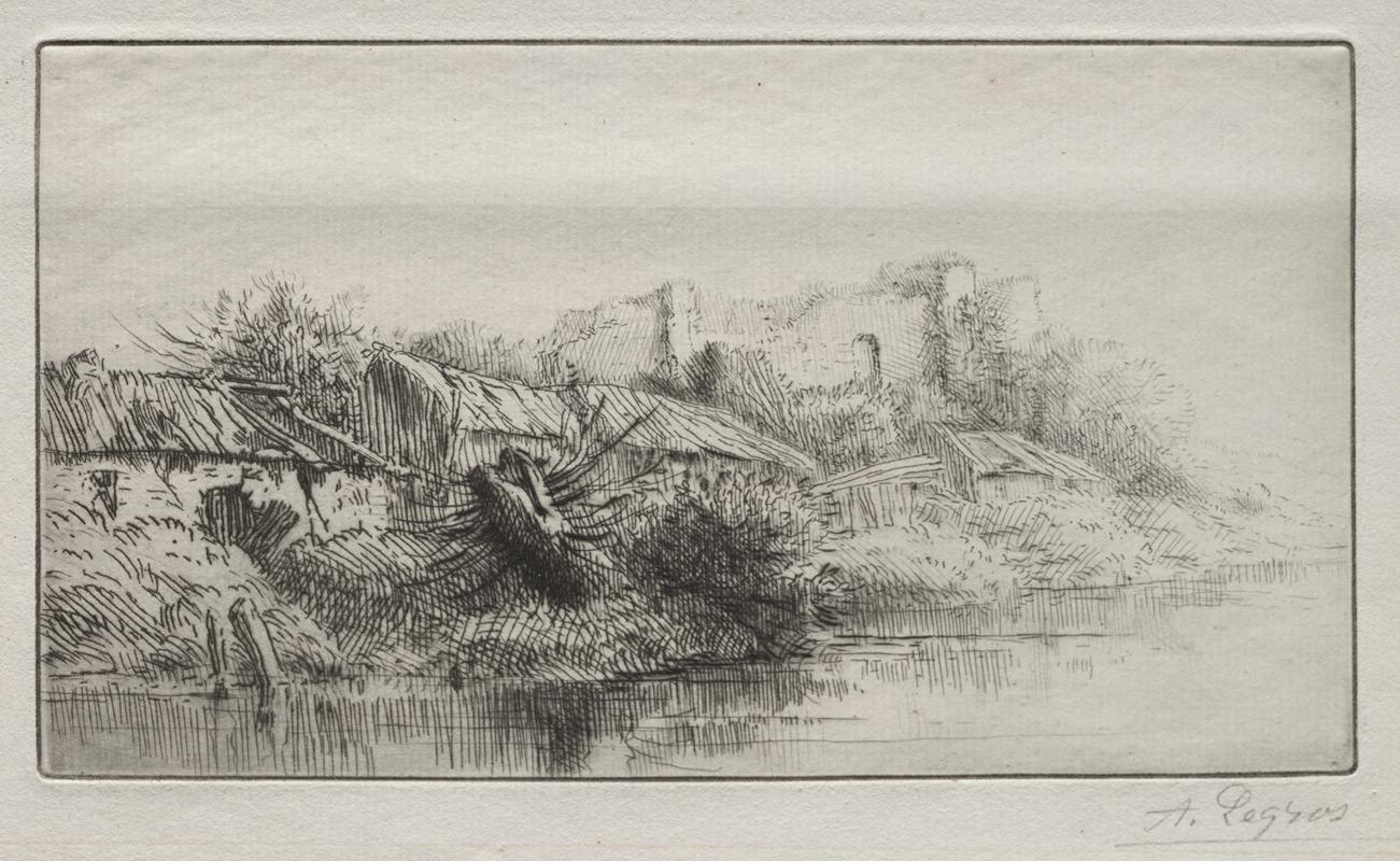 Alphonse Legros - Deserted Village