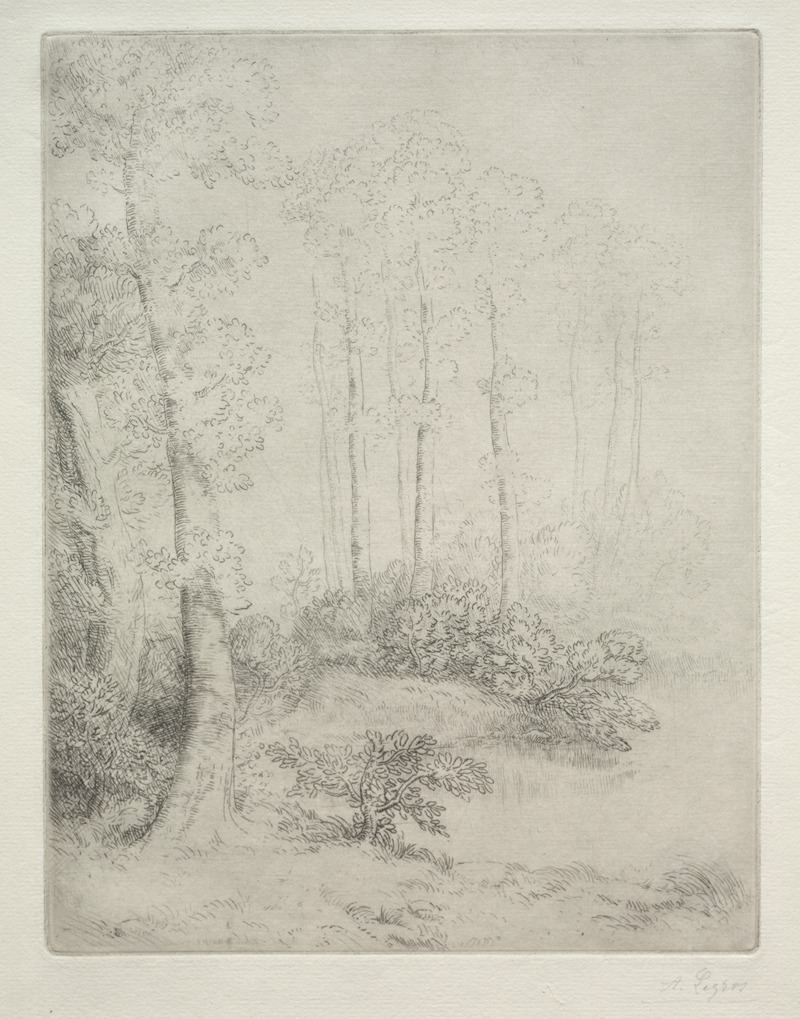 Alphonse Legros - Edge of the Water (Au Bord de L’Eau)