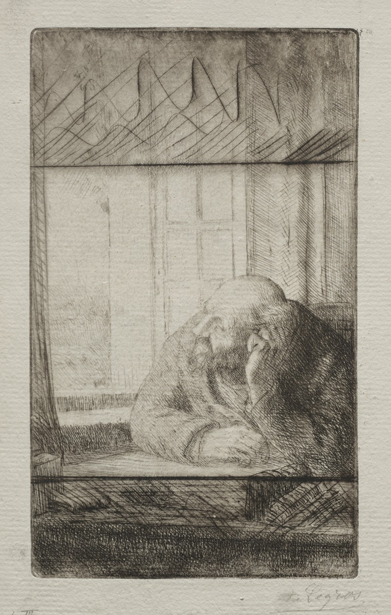 Alphonse Legros - Evening at the Window