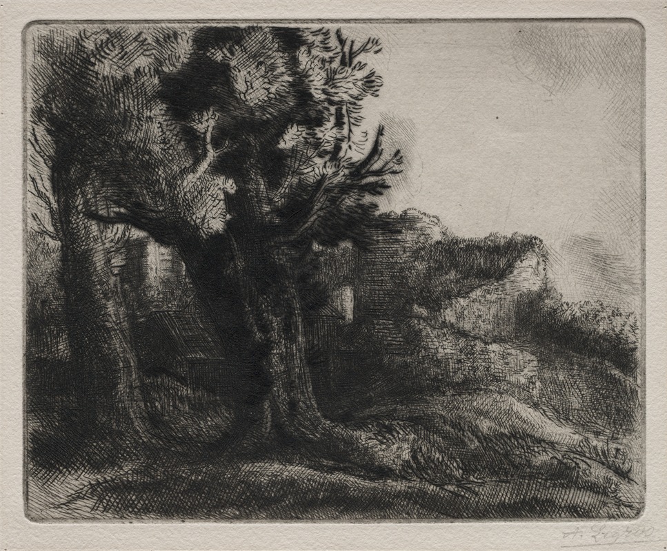 Alphonse Legros - In the Ruins