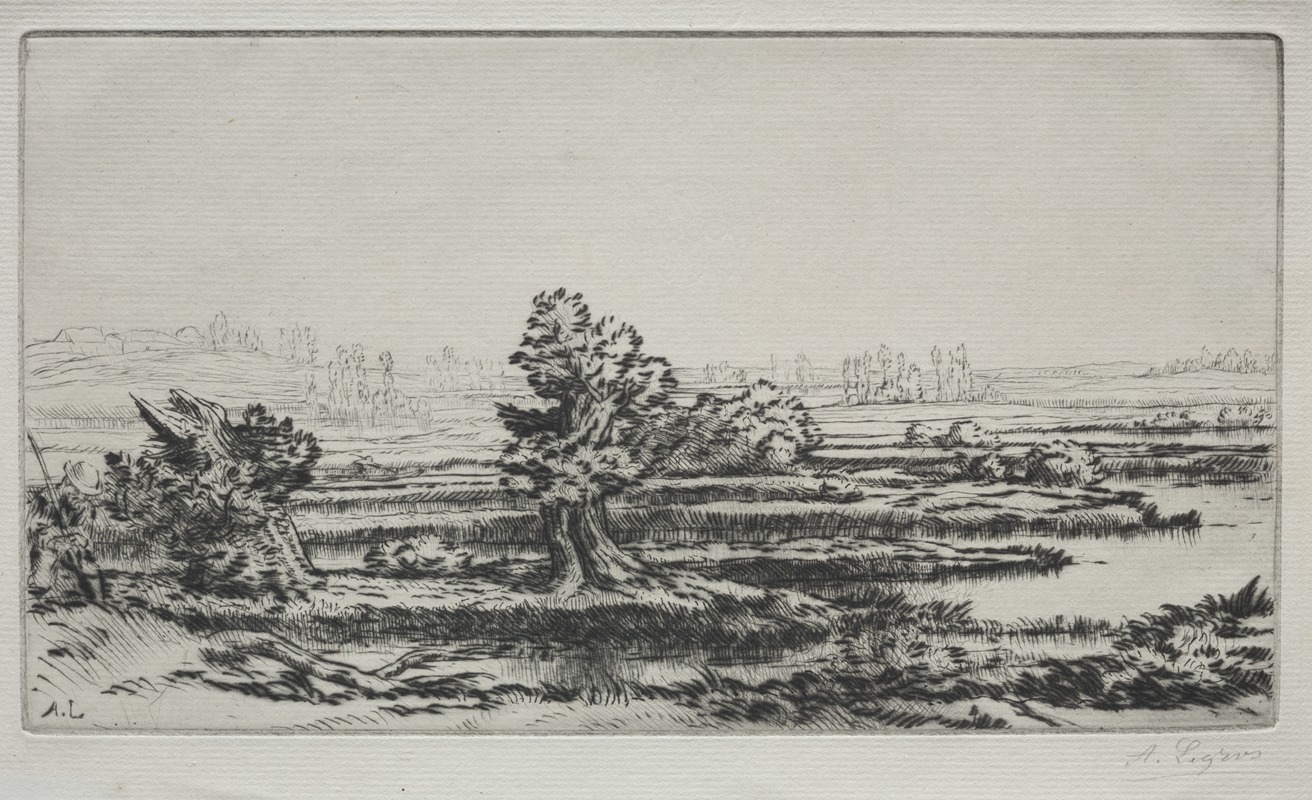 Alphonse Legros - Landscape 3