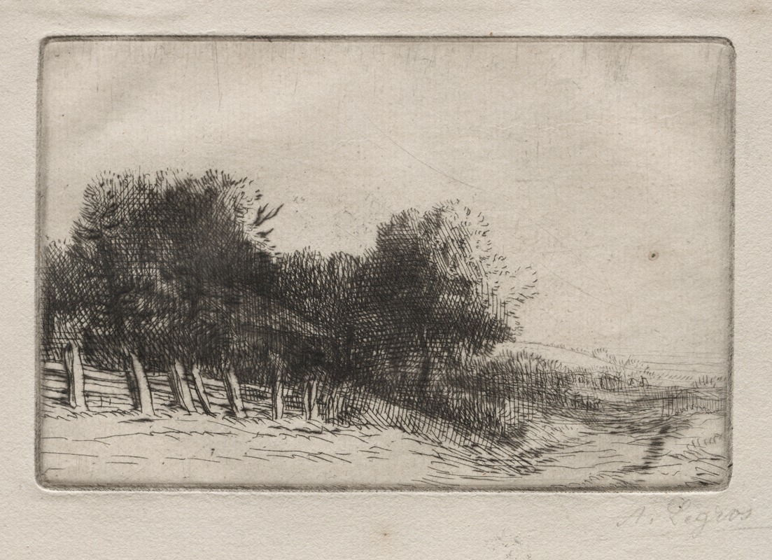 Alphonse Legros - Landscape 8