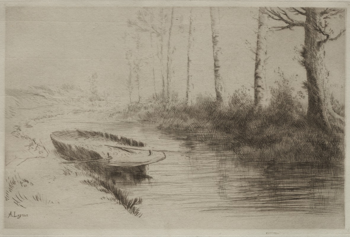 Alphonse Legros - Le Canal; Effet du matin