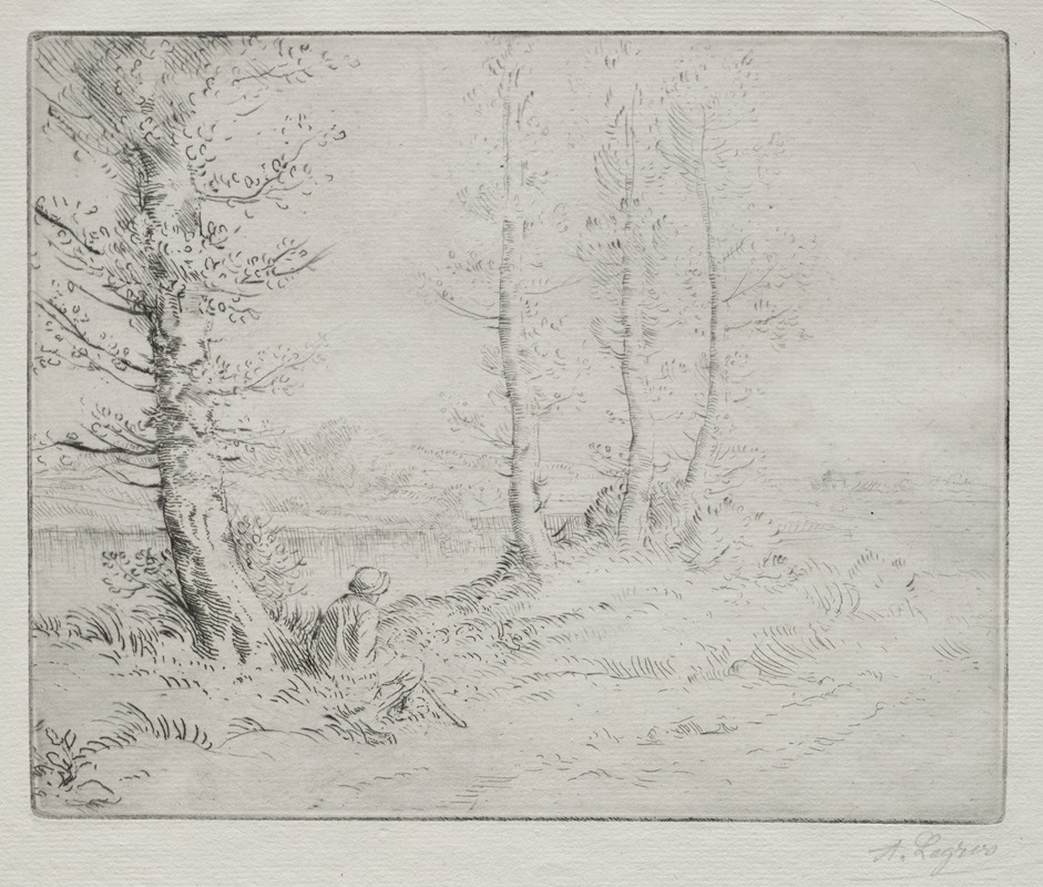 Alphonse Legros - Le long de la rive