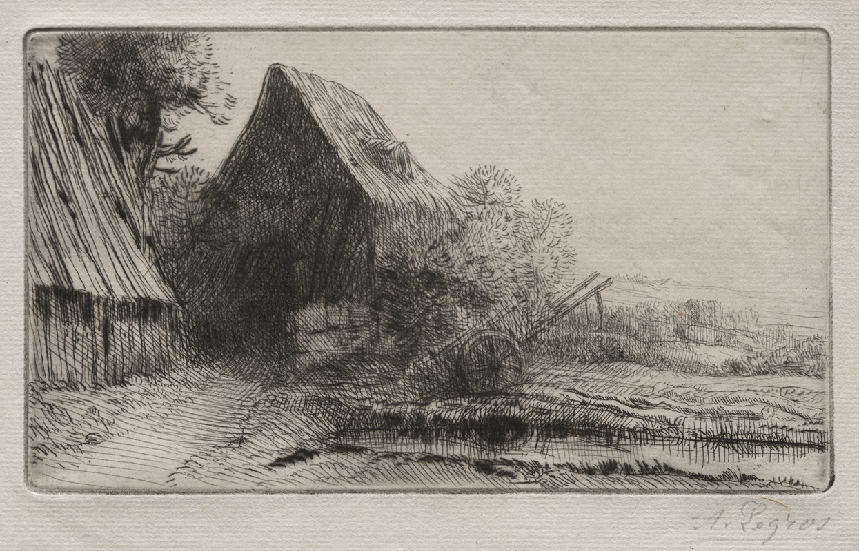 Alphonse Legros - Le Maison du charron